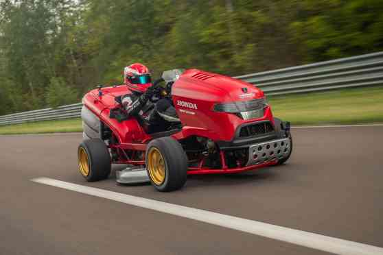 This Honda Mean Mower cuts grass and can hit 243 km/h image