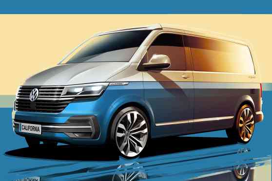 Volkswagen California camper van does have a kitchen sink image