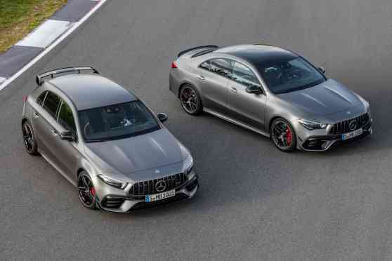 AMG shoves 421 HP 2.0L engines into the two smallest Mercs image