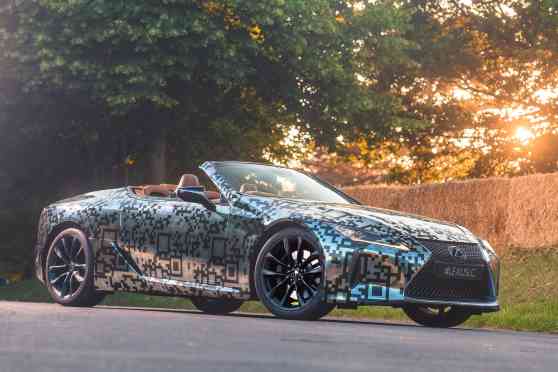 2020 Lexus LC looks magnificent with its top chopped off image