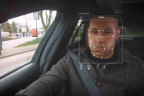 JLR's new facial recognition can help drivers become more relaxed image