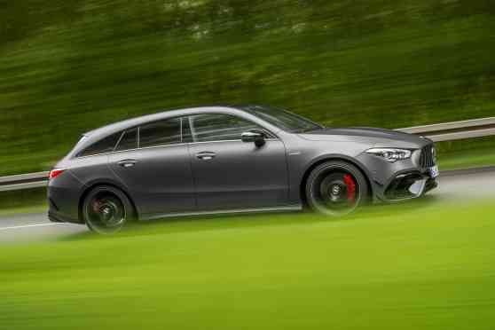 Carry all your stuff in the 420 HP Mercedes-AMG CLA 45 Shooting Brake image