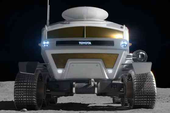 Toyota is going to the moon in this manned, lunar rover image