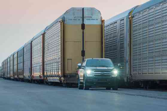 Ford's all-electric F-150 can pull over 1 million pounds image