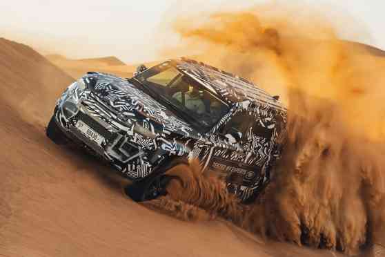 Land Rover punishes new Defender with extreme desert testing image