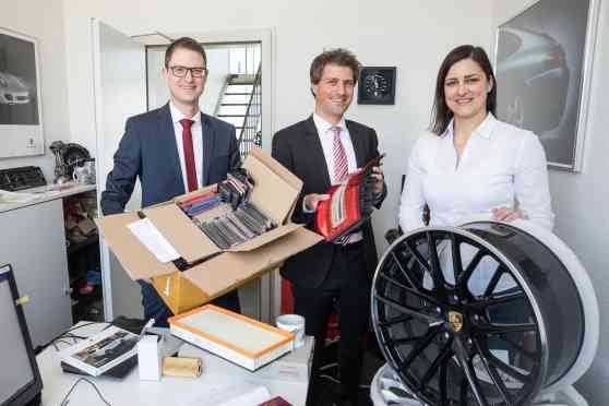 Porsche has a team to hunt counterfeit parts, merchandise image
