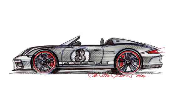 This Porsche 911 Speedster is a tribute to the legendary 356 image