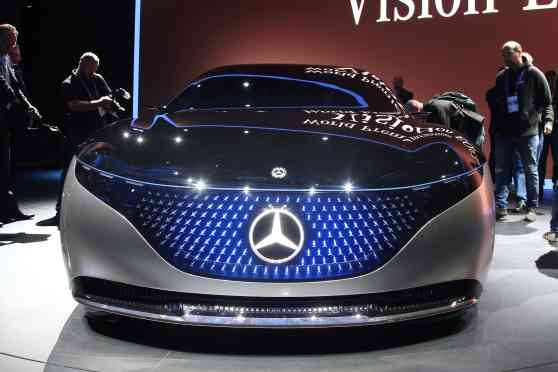 Mercedes-Benz Vision EQS is an electric S-Class of the future image
