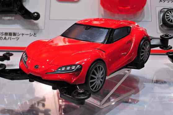 We want to build this Tamiya Mini 4WD Toyota GR Supra image
