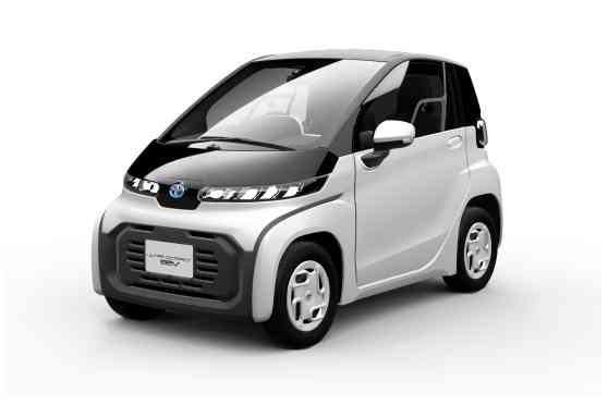 This cute compact car is Toyota's first production-ready EV image