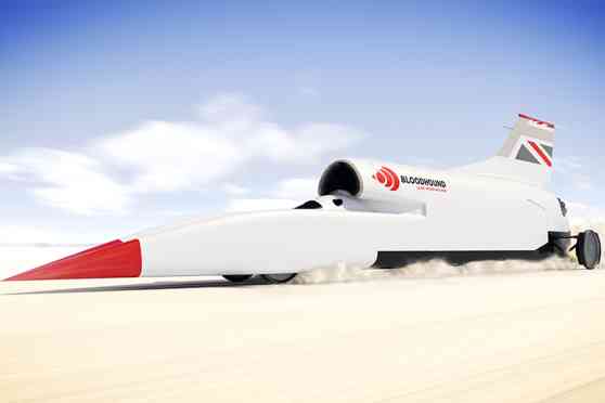 This land speed record car is aiming to break 1600 km/h image