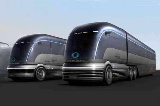 Hyundai future hydrogen truck looks inspired by Robocop image