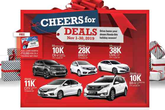 Honda Cars PH has some pretty great deals this November image