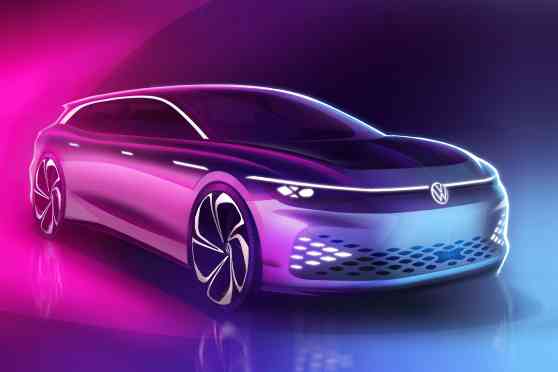 Volkswagen ID Space Vizzion concept is one sleek electric wagon image