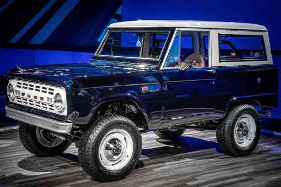 This Ford Bronco has a Shelby GT500 V8 under the hood image