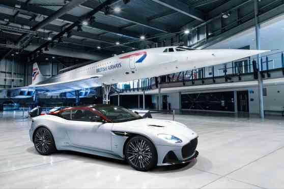 This Aston Martin DBS was inspired by the Concorde jet image