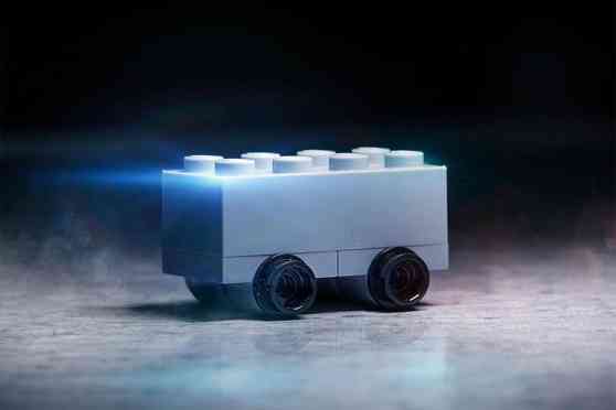 Lego takes a jab at Tesla&rsquo;s Cybertruck with 'shatterproof' truck image