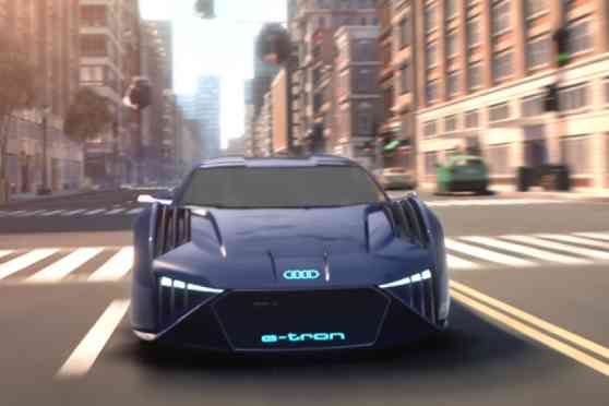 Audi made the RSQ E-Tron Concept for a Hollywood animated film image