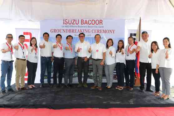 Opening soon: Isuzu breaks ground in Bacoor image