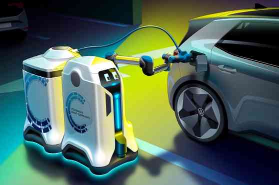 Volkswagen wants to make robots that will charge parked electric cars image