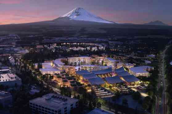 Toyota wants to build a high tech city near Mt. Fuji image