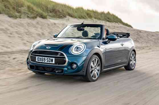 This Mini Convertible looks good with (or without) a top image