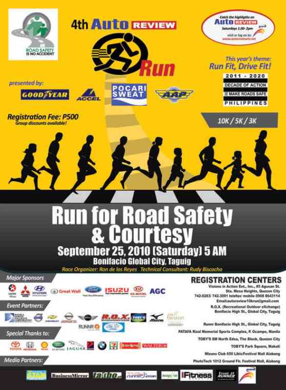4th Auto Review Run for Road Safety set on September 25 image