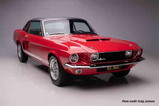 This "Little Red" Ford Mustang is an important part of Shelby history image