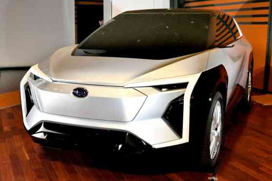 This is what Subaru's first electric vehicle could look like image