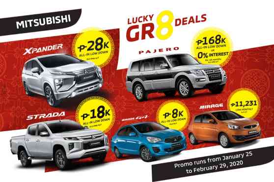 Mitsubishi has Gr8 Deals until the end of February image