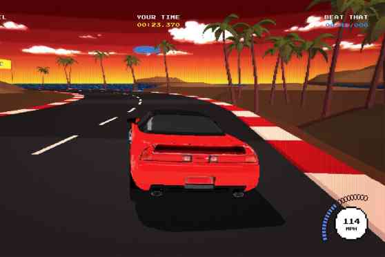 This Acura racing game really reminds us of OutRun image