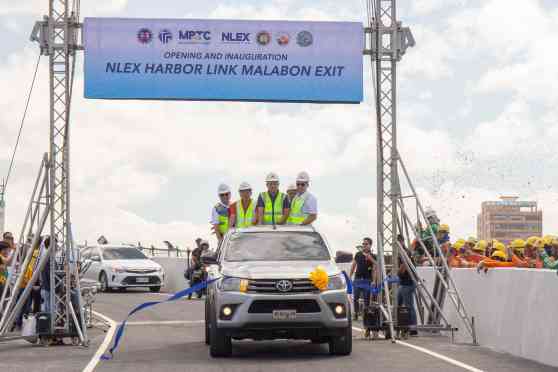 Harbor Link Malabon Exit opens to get big trucks out of small roads image