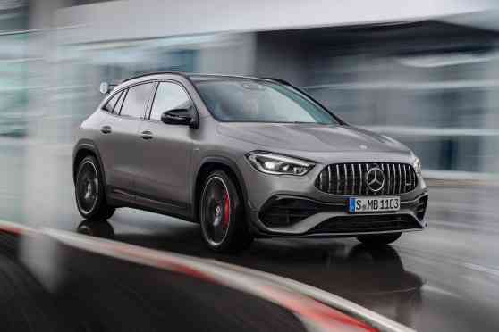 2020 GLA 45 has 421 HP of Mercedes-AMG muscle image