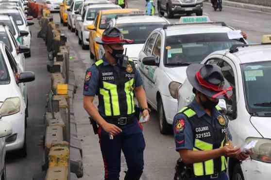 PNP-HPG apprehends 600 taxis for defying public transport ban image