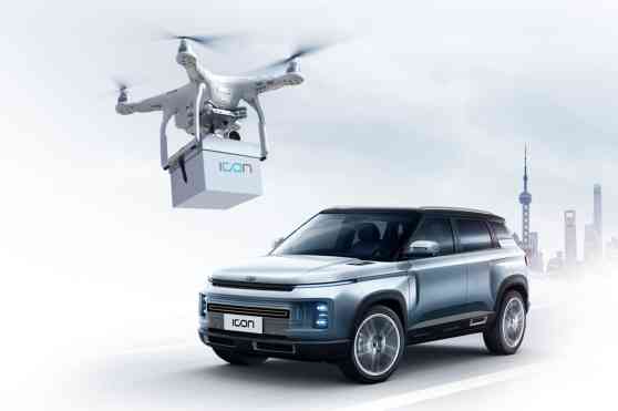 Geely can deliver your car key by drone for better social distancing image