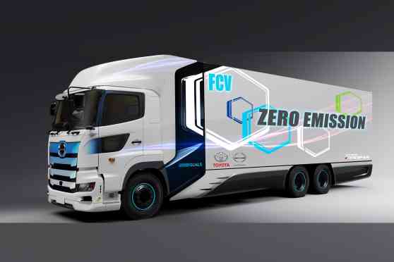 Toyota and Hino working on hydrogen-powered Profia truck image