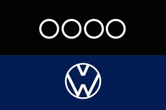 Audi, VW just modified their logos to promote social distancing image