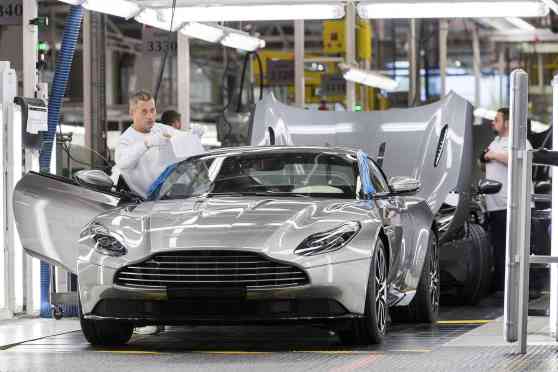 Aston Martin has temporarily suspended production image