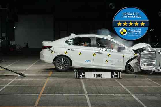 2020 Honda City earns perfect five-star crash safety rating image