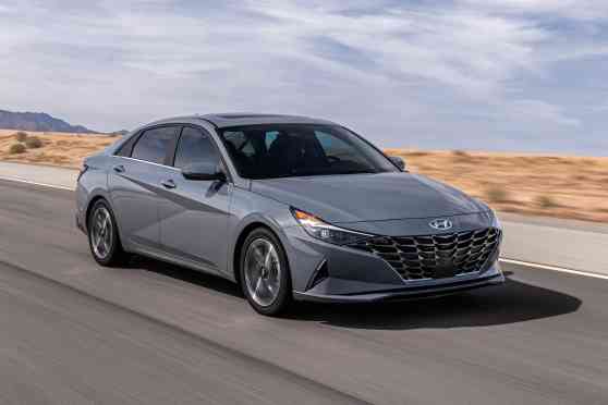 This is the hybrid version of Hyundai's all-new 2021 Elantra image