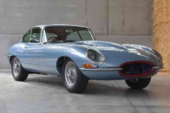 This pristine Jaguar E-Type was actually a dilapidated barn-find image