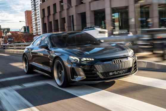 Electric Audi e-tron GT prototype looks ready for production image