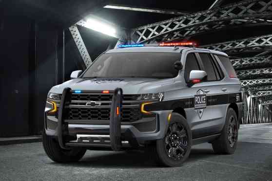 Chevrolet gives the 2021 Tahoe a police makeover and upgrade image