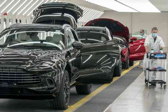 Aston Martin to axe up to 500 jobs as demand tumbles image