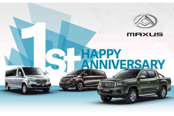 Maxus PH turns 1, holds anniversary sale until July 31 image