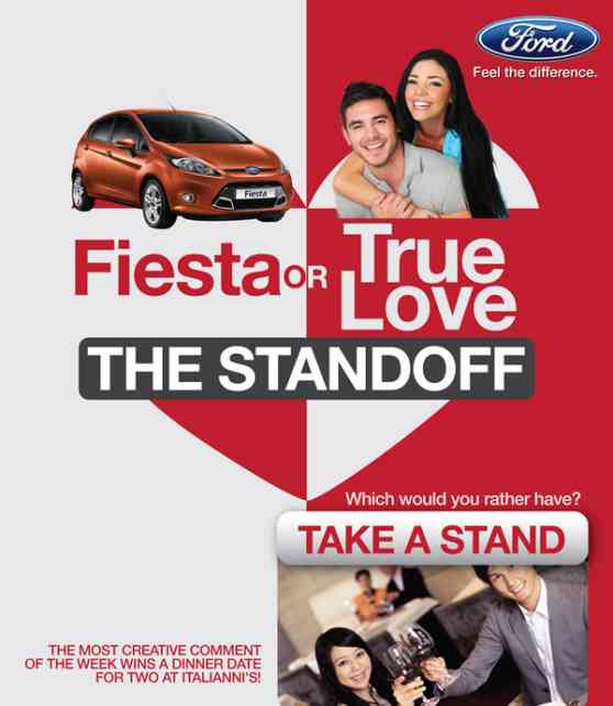 Ford Celebrates the Month of Love with the Fiesta True Love Challenge image