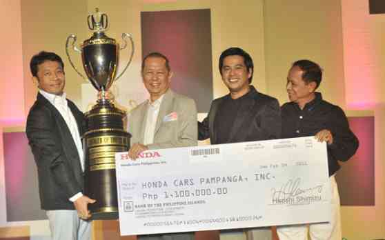 Honda Cars Pampanga bags Dealer of the Year Award image