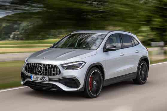 2021 Mercedes-AMG GLA 45 S is a 421 HP German pocket rocket image