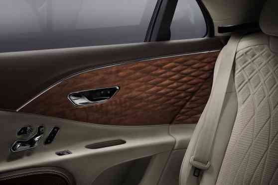 Bentley is playing around with some cool 3D wood accents image
