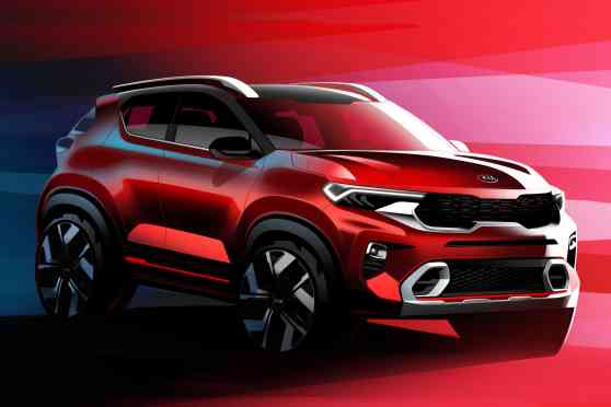Kia's new 2021 Sonet crossover looks like a toy image